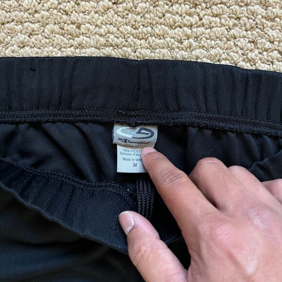 y2k baggy wide leg champion sweatpants medium 32x29 no drawstring - Picture 3 of 7